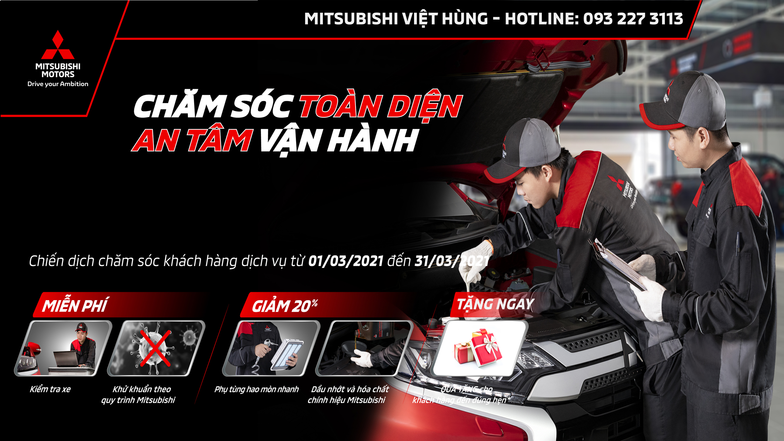 ƯU ĐÃI DỊCH VỤ TỪ 01/03-31/03/2021