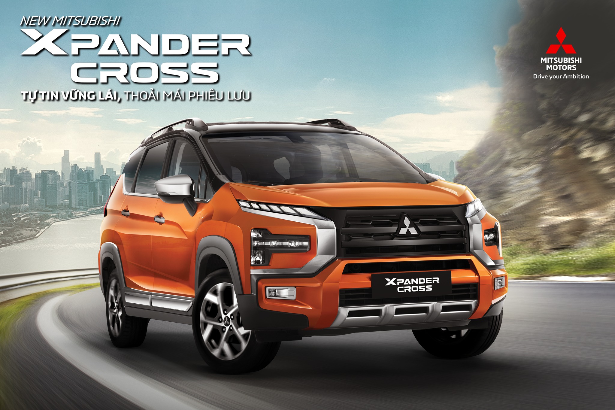 MITSUBISHI XPANDER CROSS 2023 &#8211; TỰ TIN VỮNG LÁI, THOẢI MÁI PHIÊU LƯU